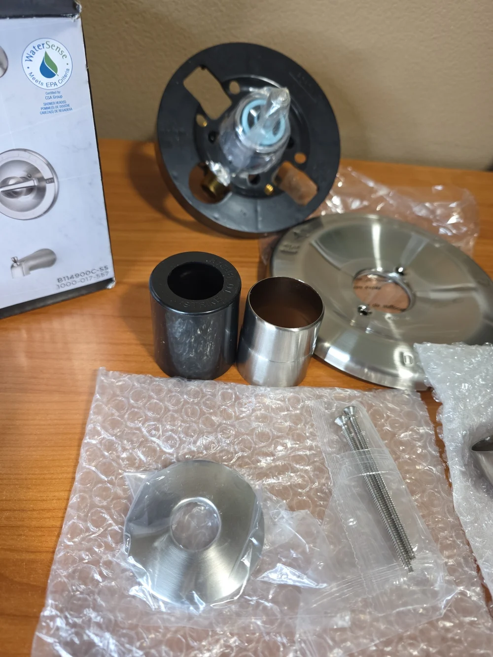 Delta B114900C-SS Single Spray Tub & Shower Faucet Brushed Nickel MISSING PARTS